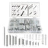 WMYCONGCONG 200 PCS Zinc Plated Compression and Extension Springs Replacement Kit for Shop and Home Repairs
