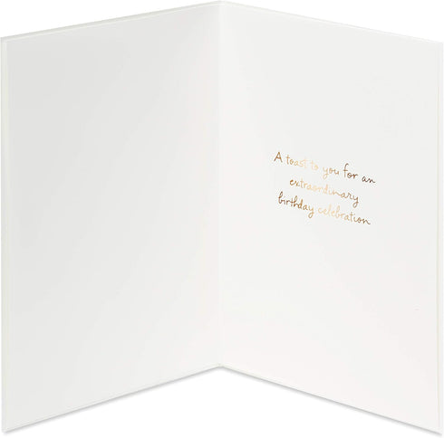 Papyrus Funny Birthday Card, Toast To You