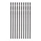 HARFINGTON 10pcs Jobber Drill Bits 1mm (5/128") Nitride Coated High Speed Steel Twist Drill Bits for Metal Wood Plastic