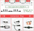 105FT 300 8 realization Christmas Lights Outdoor, LED String Lights Indoor with Modes, End-to-End Plug, UL Certified