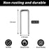 100 (0.6 0.19) Jetec Pcs Plantation Shutter Repair Kit Replacement Louvers Staples Window Blind Tilt Rod Operable