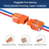 JINHconnect 18pcs 2/3 24-13 Lever Wire Connectors, Ports Electrical Splicing Compact Nuts Connectors Kit for Wiring