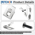 8PCS Dewalt Belt Clips, Stainless Steel Drill Tool Clips Hook Kit with Screws for 20V Power Tools