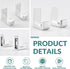 APLusee Polished Chrome Towel Hook 2 Pack, 304 Stainless Steel Wall Mounted Robe Hook