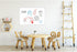 Lockways Magnetic Dry Erase Board, 36 x 24 Inch Whiteboard, 1 Dry Erase Marker, 2 Magnets for Home, School, Office