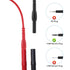 FdcLixuvol 2 Pack 4 mm Back Probe Kit, Flexible Spoon Back Probes Automotive Bendable Multimeter Test Pins Compatible