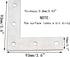 Sipery 20 Pack 4 Inch Silver L Corner Brackets, Repair Mending Corner Braces for Wood, Metal Flat Bracket Braces L