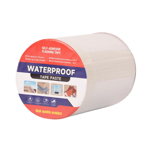 6" W x 16.4'L Waterproof Aluminum Butyl Tape for RV Repair, Glass Repairs, Window Caulking, Boat Sealing