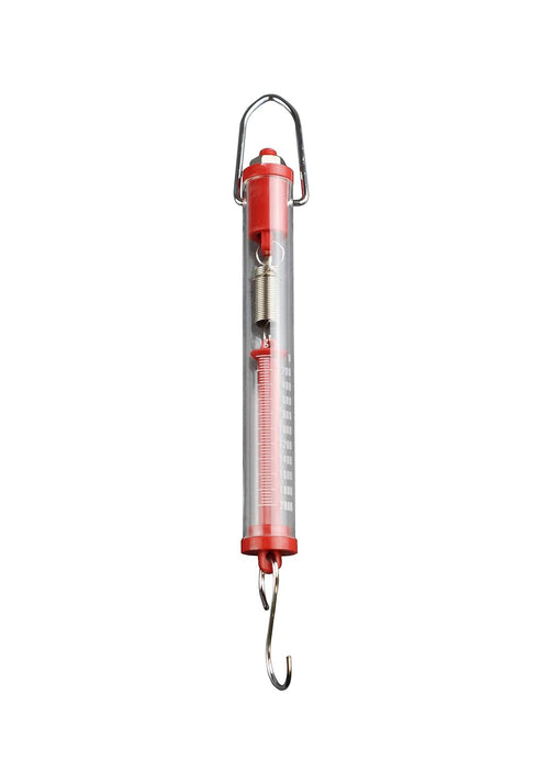 Walter Product P11119 Pull Type Spring Scale, 2000 g /20 N Weight Capacity, Red