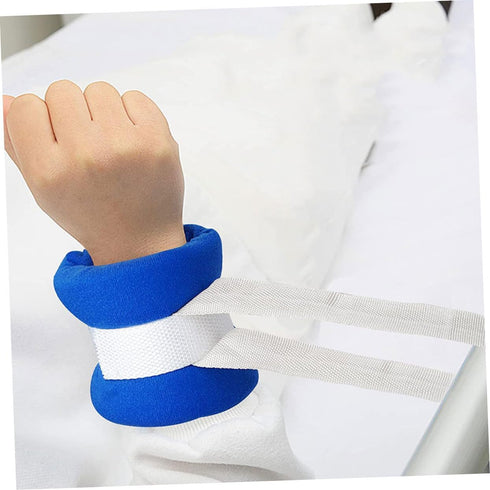 8pcs FRCOLOR Adjustable Wrist and Ankle Straps for Patient for Rails Medical and Feet Care