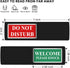 Privacy Sign - Do Not Disturb/Welcome Sign for Home Office, Restroom, Conference, Hotel, Hospital, Magnetic Slider Door