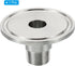 1.5 Inch 3/8" 304 50.5mm PATIKIL TC Tri Clamps Adaptor, Tri-Clover Fittings to NPT Male Sanitary Thread Adaptor