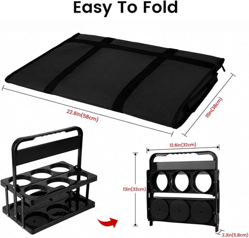 Commercial Frozen Cooler Insulated Food Delivery Bag & Drink Carrier with Hard Bottom, XXX-Large Pizza Bags for Food