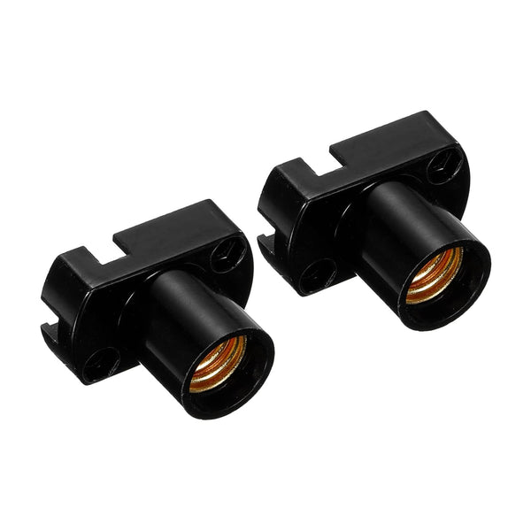 PATIKIL Screw-in E12 Mini Bulb Holder, 2 Pack Light Beads Lamp Bases Socket Circuit Electrical Experiment DIY