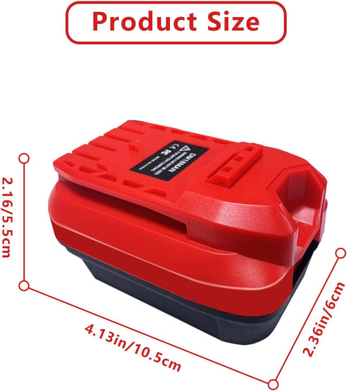 V20 Adapter for Craftsman 20V Cordless Tools, for Dewalt 20V 60V and Milwaukee 18V M18 Battery Conversion