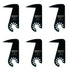 Drywall Blade for Oscillating Tool, 6 Pack, Fits Dremel, Dewalt, Fein, Bosch, Makita, Milwaukee