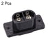 uxcell C8 Panel Mount Plug Adapter, AC250V 2.5A, 2 Pins IEC Inlet Module, 2 Pack