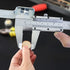 Vernier Caliper, 6 Inch/150mm Professional Micrometer, Stainless Steel Measuring Tool for Depth and Step Measurements