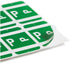Smead 67186 Alpha-Z Color-Coded Second Letter Labels, Dark Green, 100/Pack