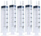 5pcs 250ml Large Syringe with Cap, Individually Sterile Sealed, Measuring Liquids, for Labs, Pets, Oil, Glue