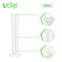 Utile Economic Graduated Measuring Cylinder, 2pcs of 500ml Plastic Lab Cylinders with Molded Graduations