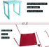 Pack 2 Locker Shelf Adjustable Height and Width, Locker Organizer for Work, Locker Shelves for School Locker
