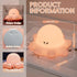 AINEEU 3-Level Dimmable Octopus Night Light, Rechargeable and Brightness, Soft Silicone Nursery Night Light with Timer