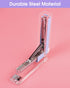 Clear Acrylic Stapler, Desktop Stapler, Elegant Modern Desk Accessory for Home, Office, or School