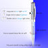 Penyeah 7 Colors in 1 Pen with Light, Lighted Multi-Color Changing LED Pen for Adults and Kids, 2 PK