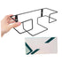 4pcs Settings ULTECHNOVO Wall Mounted Glove Dispenser Holder Tissue Box Organizer Stylish Metal Design for Efficient