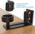 ZEKOO 2 PCS Adjustable Sliding Barn Door Floor Guide, 8 Setup Options, Flush Flat Bottom Design