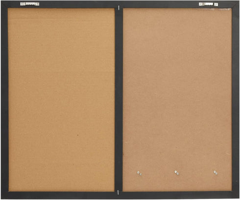 Juvale Wall Mounted Organizer, Message Command Center, Family Office Whiteboard, Chalkboard, Cork Board Combo