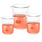 Glass Beaker Set, Low Form Graduated 3.3 Borosilicate Glass Beakers, Vol. 50, 100, 250mL for Lab