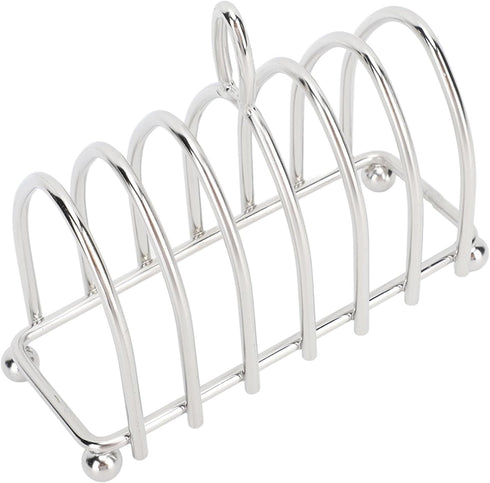 6 3) SUNGOOYUE Stainless Steel Rack, Slice Bread Holder for Breakfast Sandwiches with Cooling Grid, Durable Kitchen