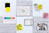 Large 11.8"x11.8" Felt Board Tiles, Pack of 6 with 30 Push Pins, Notice Boards for Home Office Kitchen