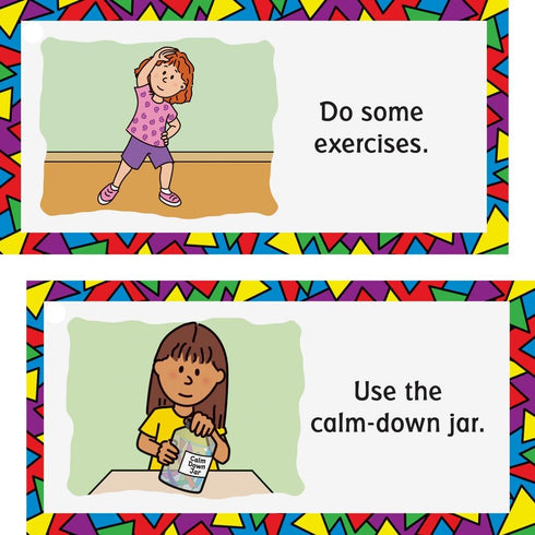 Really Good Stuff When I Am Frustrated Card Set - Kids Activity for Classroom or Home, Grade K-3