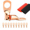 10PCS Battery Cable Ends, 6 Gauge Wire Connectors 3/8 Copper Wire Lugs, Bare Copper Eyelets with Heat Shrink Tubing by