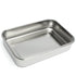 Stainless Steel Instrument Tray Organizer Holder with Lid and Handle Grip