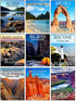 Sheet of 63 National Park "Poster Art" Stickers, US National Parks Decal for Laptops, Notebooks, and More