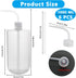 6 Pcs 1000 ml Plastic Wash Bottles, Squeeze Tattoo Wash Bottles, Safety Lab Squeeze Bottle, Squirt Bottle with Narrow Mouth for Chemistry Industry Lab Gardening Tattoo Washing Watering by Lainballow