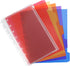 Eagle Plastic Index 5-Tab Dividers, Junior Size Discbound Tab Dividers with 1 Plastic Zipper Bag for Planners or