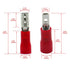 Baomain 0.11" Female & Male Spade Connectors - 22-16 AWG Insulated Crimp Terminals Quick Disconnect Electrical Wire