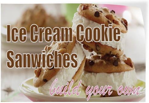Fastasticdeals Decal Stickers Multiple Sizes Ice Cream Cookie Sandwiches #1 Industrial Vinyl Safety