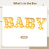 Generic 22.5 Cm 4 Led Display Letters, Light-Up Night Light, Soft Yellow Illumination, Decorative For Birth