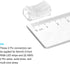 MECCANIXITY 4 Pin LED Strip Connector, 8mm RGB Unwired Clips for Gapless Track Lighting, Pack of 5