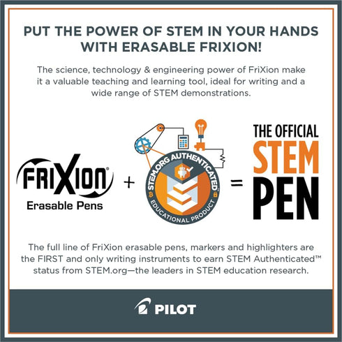 PILOT FriXion Gel Ink Refills for Erasable Pens, Fine Point, Black Ink, 2-Pack
