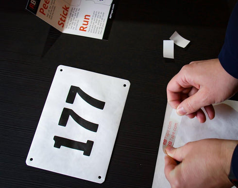 Race Bib Tape 500 Count Use Instead of Safety Pins