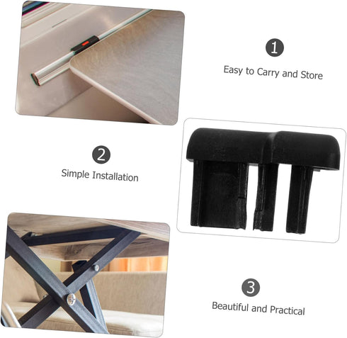 2pcs Settings ERINGOGO Table Leg Protector for Rv Foldable Floor Protector Sturdy Table Leg Bumper Concealed Design