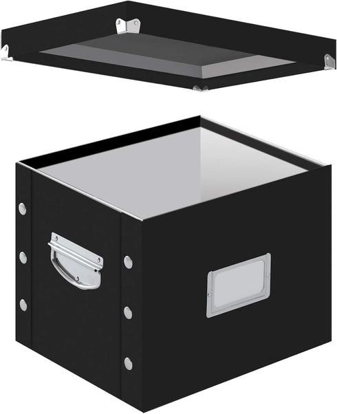 Snap-N-Store Letter-Size File Box, Black, SNS01533