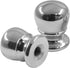 Biaungdo 2 Pcs Ball Lamp Finial Cap Knob, Silver Lamp Shade Screw Cap